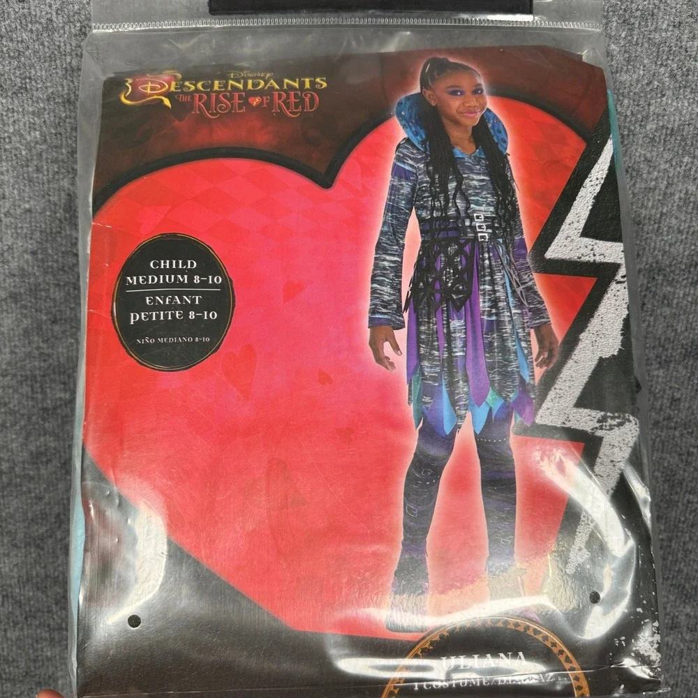 Disney Descendants Rise‎ Of Red Party Uliana Dress Leggings Costume